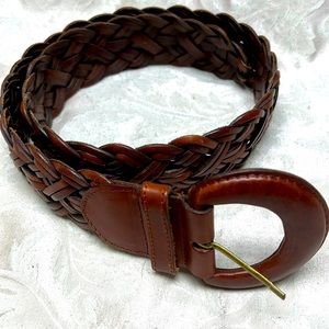 Harold’s Leather Woven Belt